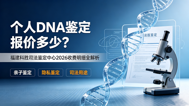 个人DNA鉴定报价及福建科胜2026收费明细解析.png